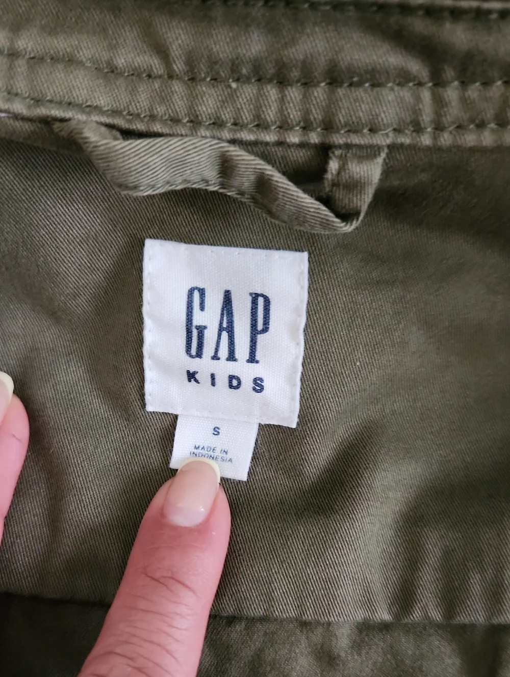 GAP Girls Olive Green Utility Jacket
